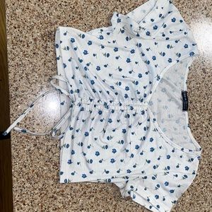 Shein adjustable sting crop stop